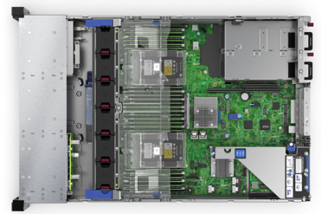 Шасси сервера HP Proliant DL380 Gen10, 8SFF, P408a 2GB FBWC, 2x800W DL380-Gen10-8SFF-chassis
