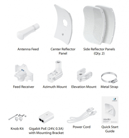 Беспроводной мост Ubiquiti LiteBeam 5AC Gen2, 5GHz, 23dBi LBE-5AC-Gen2