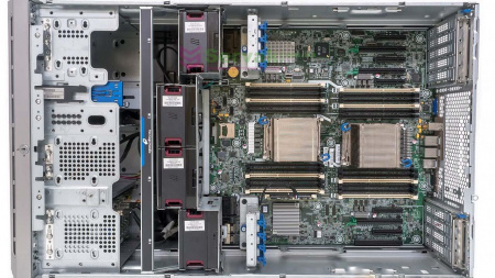 Сервер HP ProLiant ML350p G8, 1 процессор Intel 6C E5-2620 2.0GHz, 8GB DRAM, 8SFF, P420i/512MB FBWC ML350pG8-E5-2620-8GB-8SFF