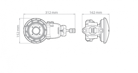 Симметричная рупорная антенна RF elements HG3-TP-S60 5GHz 13dBi HG3-TP-S60