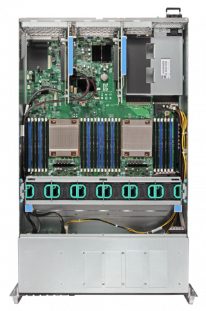 Серверная платформа Intel R2308WTTYSR 2U, 2xE5-2600V3/V4, 24xDDR4, 8x3.5 HDD, 1+0 1100W R2308WTTYSR