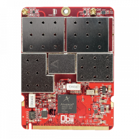 Радиомаршрутизатор 6GHz MikroTik RB/411AH&SNR-WM-64m MIMO2*2 N-Type RB/411AH&SNR-WM-64m