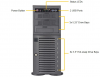 Платформа Supermicro 4U SYS-7049A-T, до двух процессоров Intel Xeon Scalable, DDR4, 8x3,5" HDD SATA, 2x1000Base-T, до двух графических ускорителей SYS-7049A-T