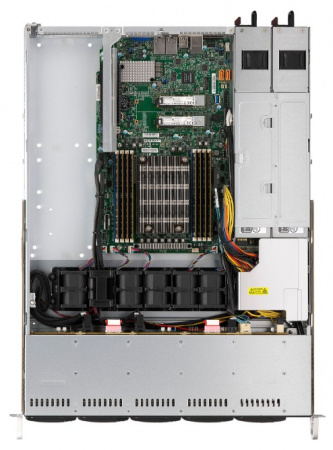Платформа Supermicro 1U 1114S-WTRT, Один процессор AMD Epyc 7002, DDR4, 10x2,5" HDD SATA, 2x10GBase-T AS-1114S-WTRT