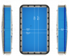 Антенна секторная WIBOX 5,1 - 5,9 ГГц, 19dBi, 45° WiBOX SA 5-45-19V