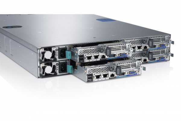 Сервер Dell PowerEdge C6220, 8 процессоров Intel Xeon 8C E5-2680 2.70GHz, 128GB DRAM, 24 отсека под HDD 2.5" C6220_8xE5-2680_128GB_SFF