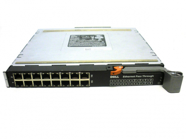 Модуль транзита Ethernet для Dell блейд систем M1000e, 16х 100/1000Base-T WW060